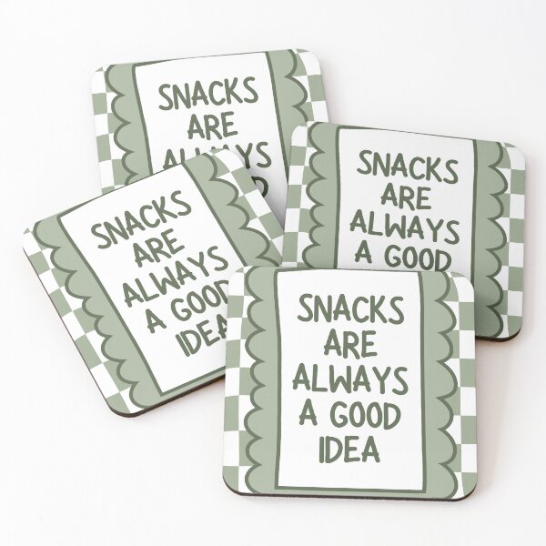 Item preview, Snacks Are Always A Good Idea designed and sold by Dondonmart.