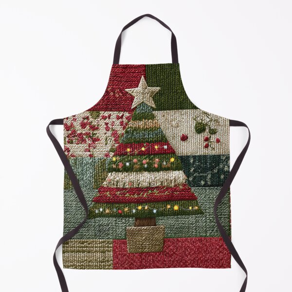 Item preview, Patchwork Christmas Tree Lights Festive Pattern designed and sold by scicilysimonee.
