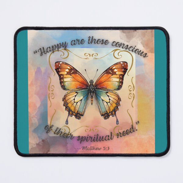 Item preview, JW 2026 Yeartext Butterfly - Bible Quote - Soft Pastel - Inspirational designed and sold by Janna Perry Designs.