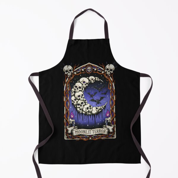 Item preview, Moonlit Terror: The Macabre Skull Moon designed and sold by CoffinsArt.