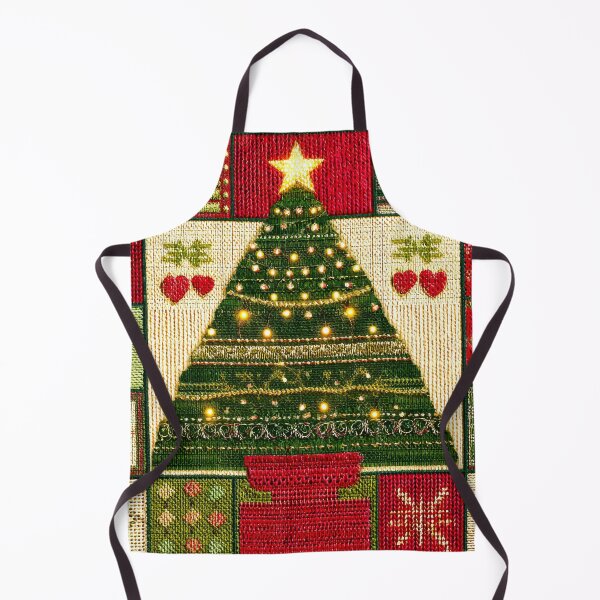 Item preview, Patchwork Christmas Tree Lights Traditional Holiday Pattern designed and sold by scicilysimonee.