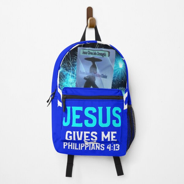 Item preview, Jesus Gives Me Strength Inspirational Philippians 4:13 designed and sold by Mrs. Kizzy Gillis Heavenly-Merch.