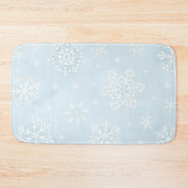 Item preview, Icy Blue Snowflake Winter Pattern designed and sold by SassyArtistry.