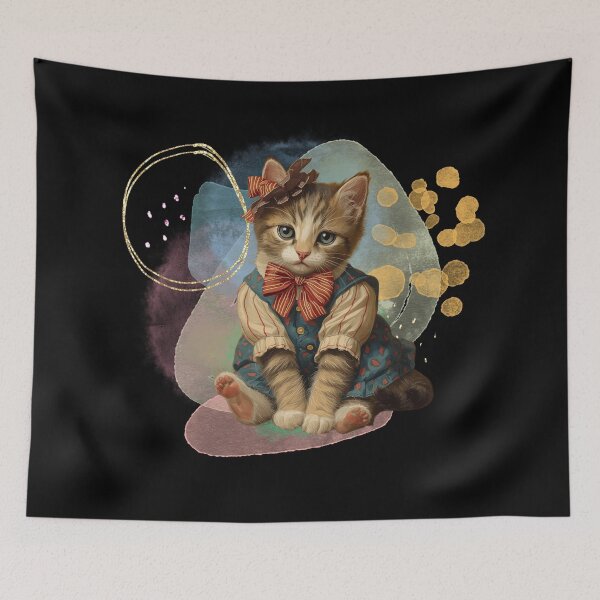 Item preview, Vintage Kitten Charm designed and sold by Khadigadesings.