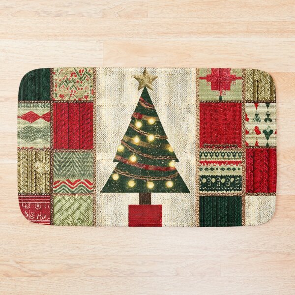 Item preview, Patchwork Christmas Tree Lights Luxurious Pattern designed and sold by scicilysimonee.