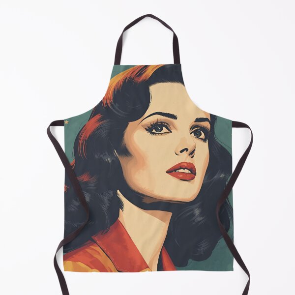 Item preview, Vintage Pretty Retro Girl Up in the Stars designed and sold by Vintage City.