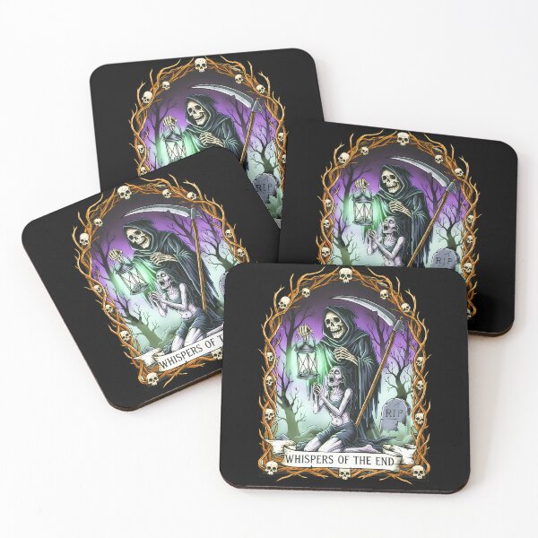 Item preview, Whispers of the End: The Grim Reaper's Embrace designed and sold by CoffinsArt.