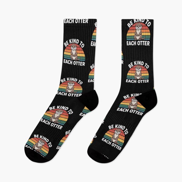 Item preview, Be Kind To Each Otter Retro Sunset designed and sold by Gogetgiggles.