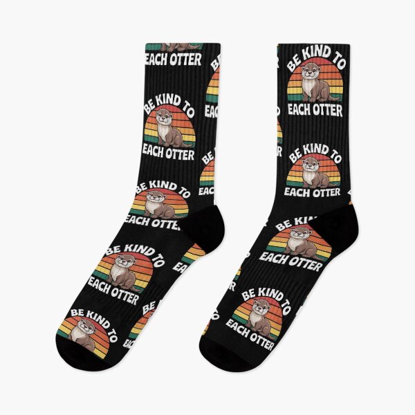 Item preview, Be Kind To Each Otter Retro Sunset designed and sold by Gogetgiggles.