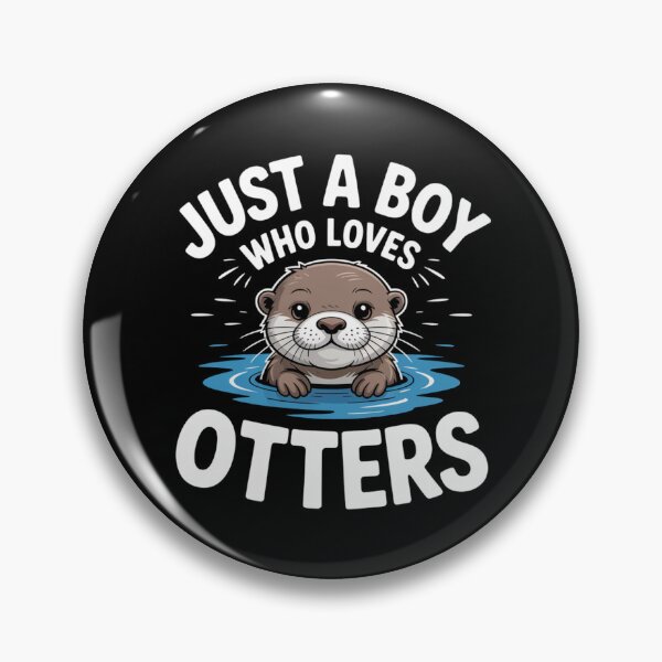 Item preview, Just a Boy Who Loves Otters Cute Otter Art designed and sold by Gogetgiggles.
