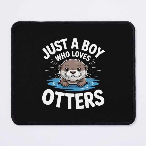 Item preview, Just a Boy Who Loves Otters Cute Otter Art designed and sold by Gogetgiggles.