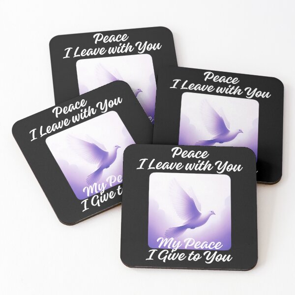 Item preview, A Minimalist Dove in Flight, Peace I Leave with You My Peace I Give to You designed and sold by Cultradesign.