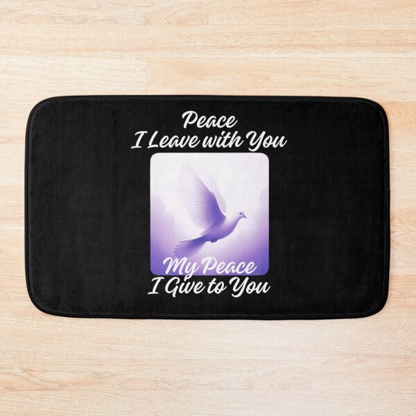 Item preview, A Minimalist Dove in Flight, Peace I Leave with You My Peace I Give to You designed and sold by Cultradesign.