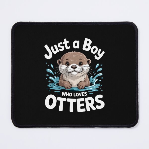 Item preview, Just a Boy Who Loves Otters Cute Otter Art designed and sold by Gogetgiggles.
