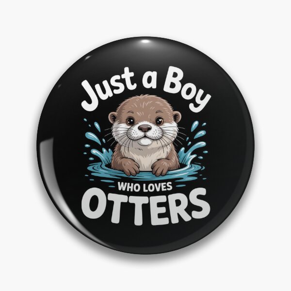 Item preview, Just a Boy Who Loves Otters Cute Otter Art designed and sold by Gogetgiggles.