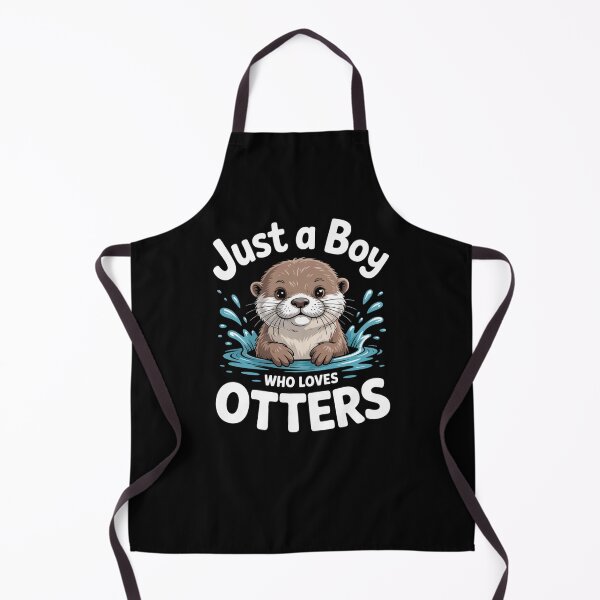 Item preview, Just a Boy Who Loves Otters Cute Otter Art designed and sold by Gogetgiggles.