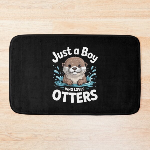 Item preview, Just a Boy Who Loves Otters Cute Otter Art designed and sold by Gogetgiggles.
