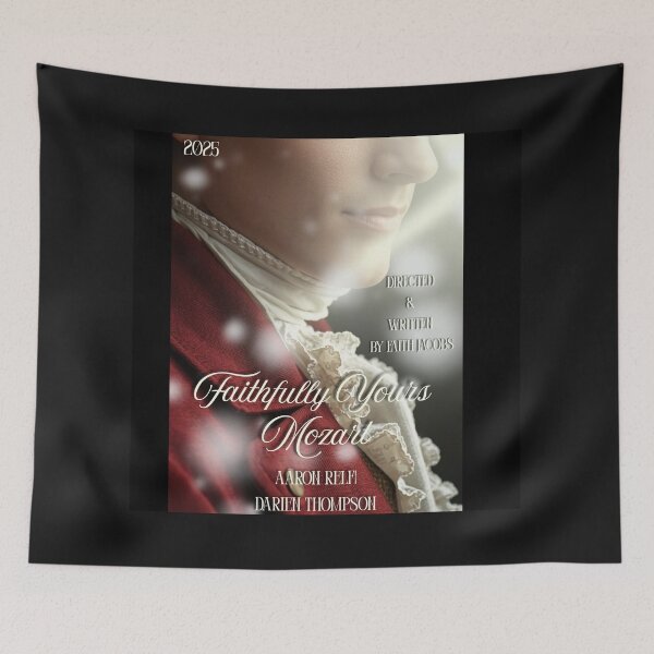 Item preview, Faithfully Yours Mozart 2025 Poster designed and sold by CoffeeAndComicsCreations.