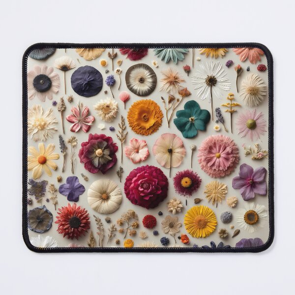 Item preview, Pressed Flowers Art Mother's Day Gift Colorful Floral Arrangement designed and sold by Cultradesign.