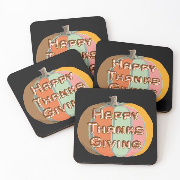 Item preview, The Autumn Pumpkin and  Happy Thanksgiving Typography for abundance and blessing designed and sold by cremedecolor.