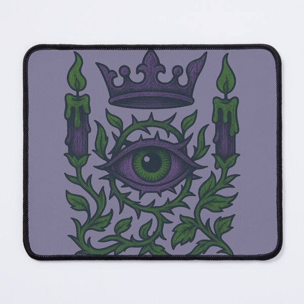 Item preview, Gothic All-Seeing Eye Crown Candles Thorny Vines designed and sold by Sturdust.
