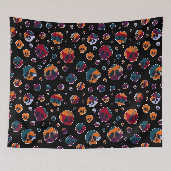 Item preview, Funky Skulls designed and sold by AlwaysHollyJo.