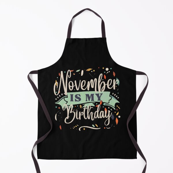 Item preview, November Is My Birthday Typography Illustration – Festive Birthday Month Design designed and sold by Cultradesign.