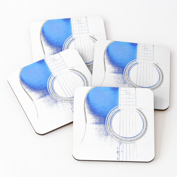 Item preview, Blue-Acoustic-Guitar-Hi-Lite designed and sold by HayleyArcher.