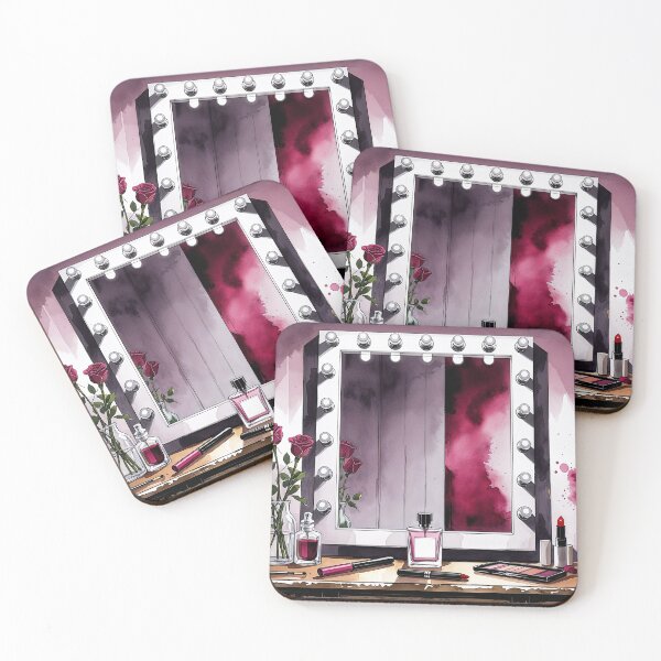 Item preview, In the dressing room before the show (burgundy) designed and sold by stagedoorprint.