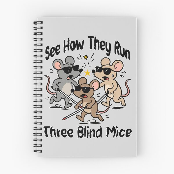Item preview, See How They Run – Blind Nursery Rhyme Humor designed and sold by Eyepatch-Jacks.
