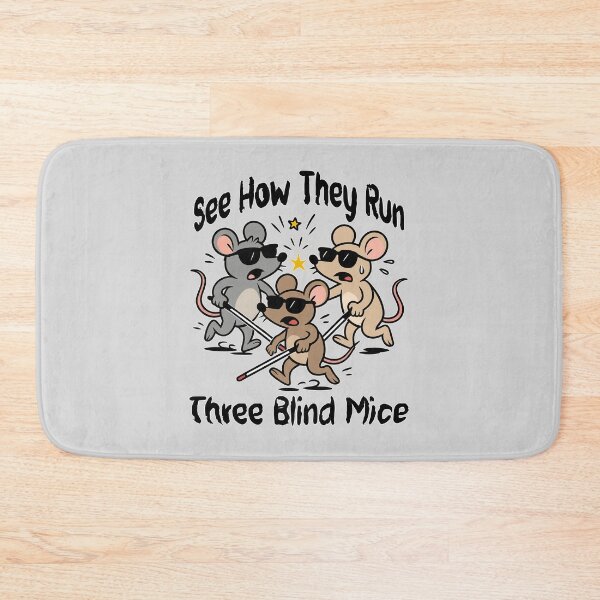 Item preview, See How They Run – Blind Nursery Rhyme Humor designed and sold by Eyepatch-Jacks.