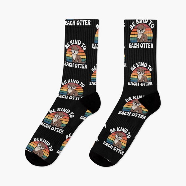 Item preview, Be Kind To Each Otter Retro Sunset designed and sold by Gogetgiggles.