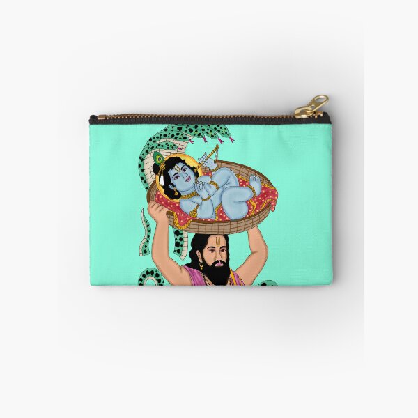 Item preview, Krishna with Vasudeva – Divine Father & Son Art designed and sold by Harshit_Digital_Arts.