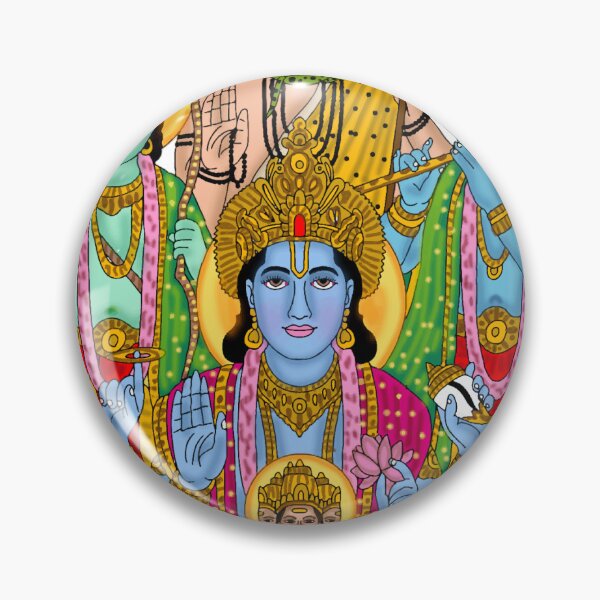 Item preview, Brahma Vishnu Shiva – Trimurti Divine Art designed and sold by Harshit_Digital_Arts.