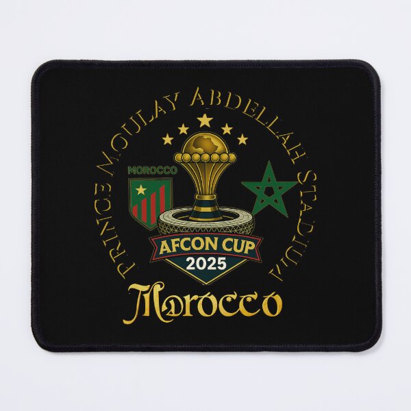 Item preview, Morocco AFCON 2025 Morocco • Prince Moulay Abdellah Stadium  designed and sold by InPrintedWord.