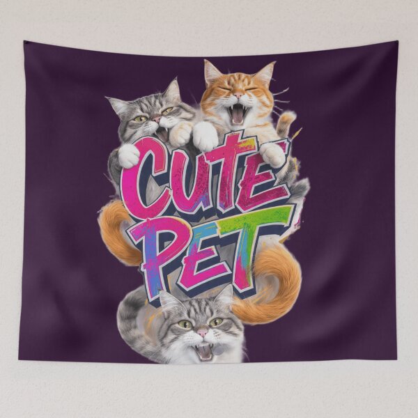 Item preview, Cute Pet Cat Squad designed and sold by PlengPoomofArts.
