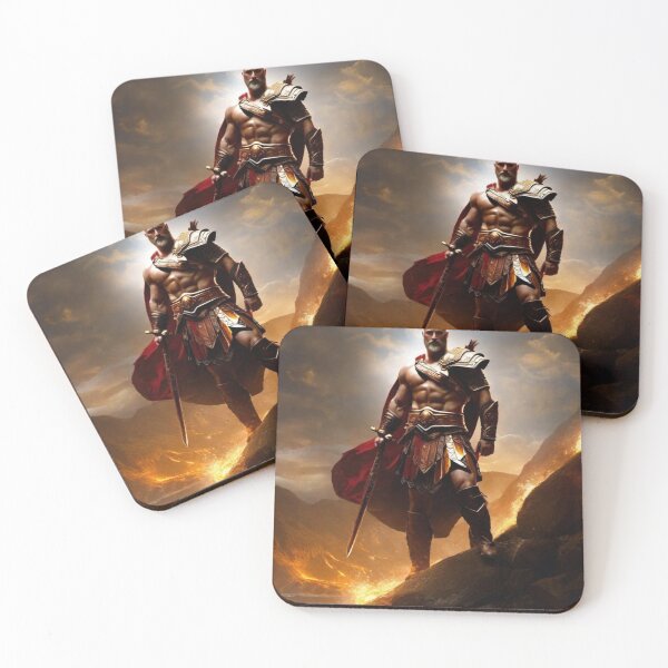 Item preview, Warrior on Fiery Mountainside designed and sold by afrancisCL.