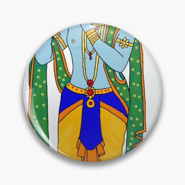 Item preview, Lord Krishna – Divine Flute Player Art designed and sold by Harshit_Digital_Arts.