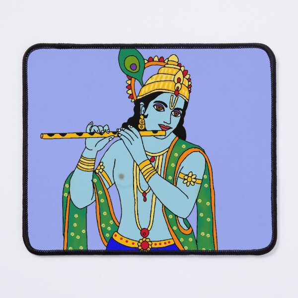 Item preview, Lord Krishna – Divine Flute Player Art designed and sold by Harshit_Digital_Arts.