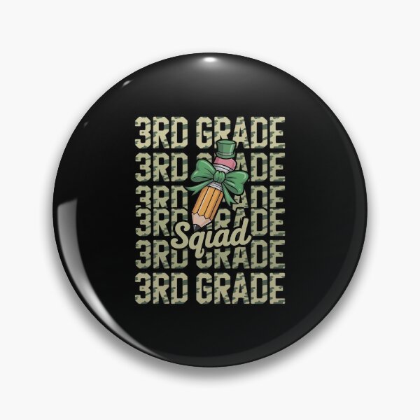 Item preview, Camo Third Grade Back to School Coquette Bow 3rd Grade Squad designed and sold by JulienAureo.