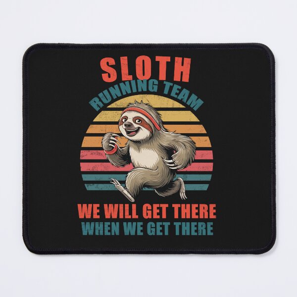 Item preview, Retro Sloth Running Team Funny Workout Tee designed and sold by LashondaGreen89.