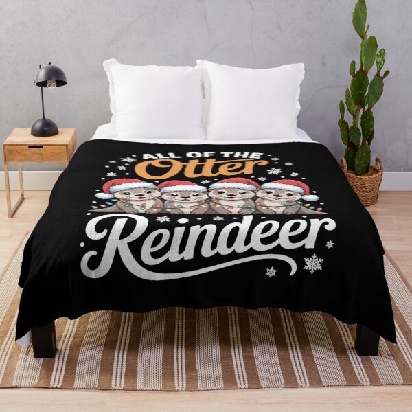 Item preview, All of the Otter Reindeer Cute Otter Christmas Design designed and sold by Gogetgiggles.