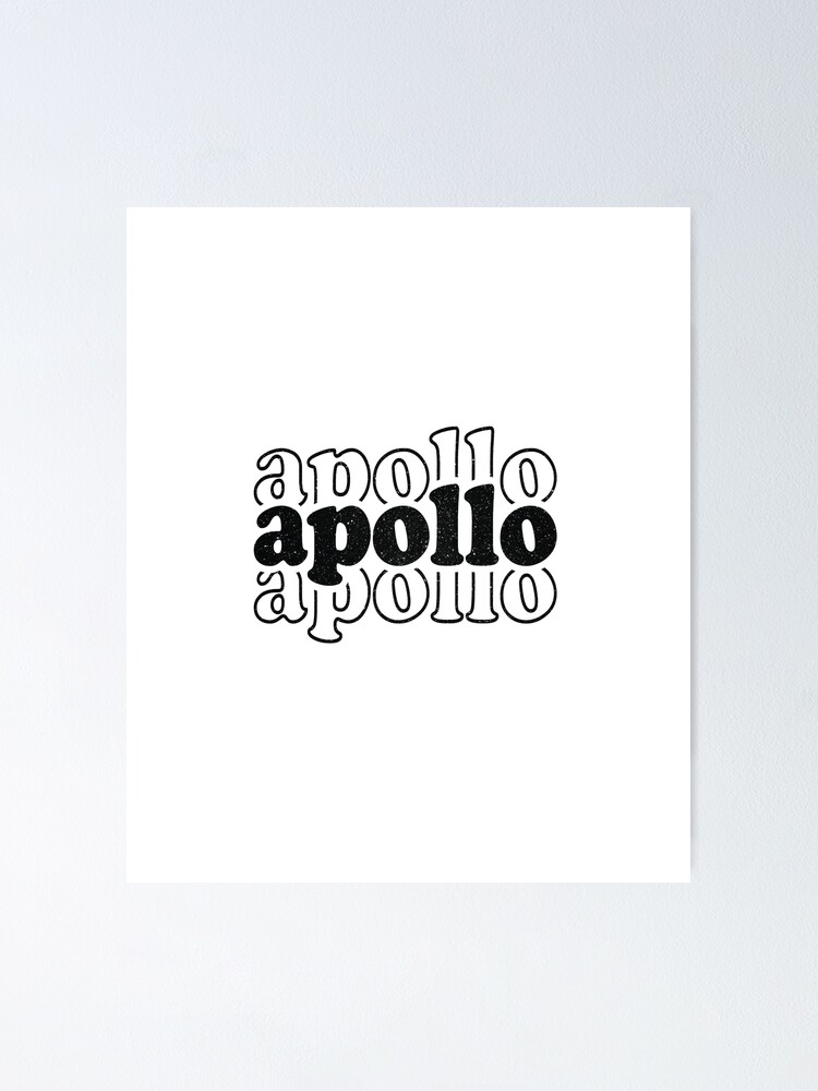Thumbnail 1 of 3, Poster, Apollo Name Personalized designed and sold by Watsonarts.