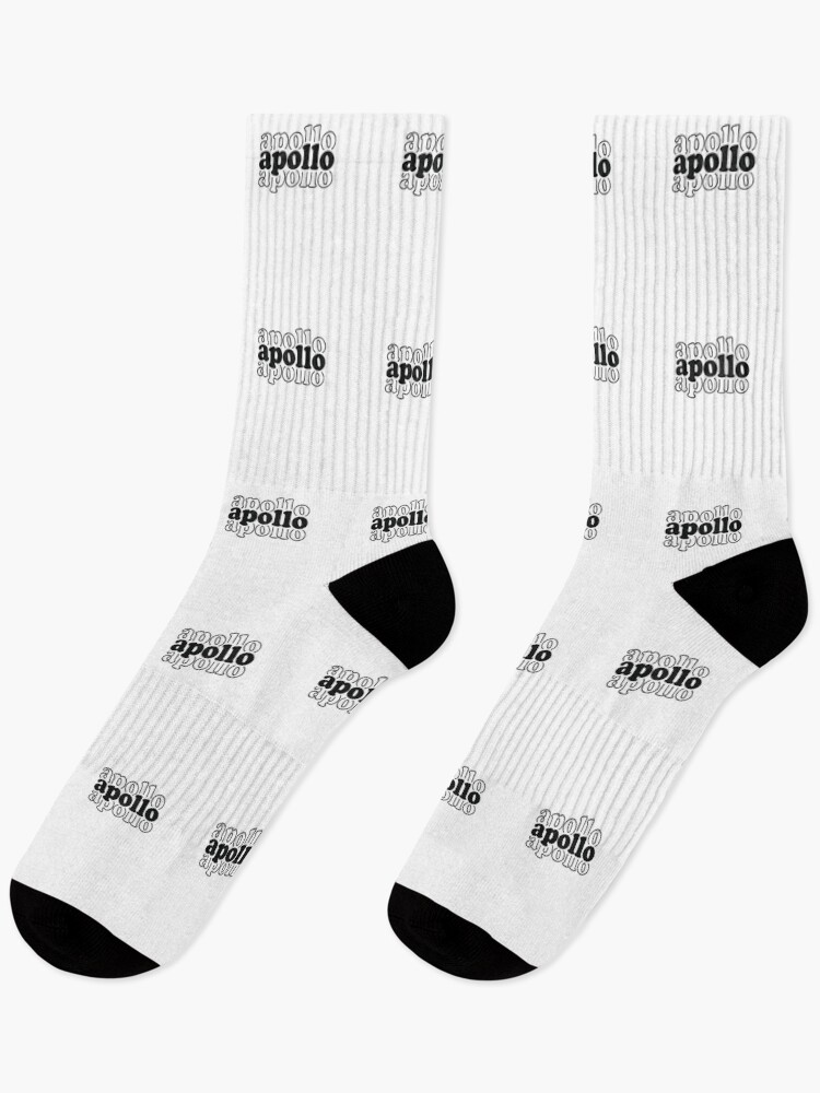 Thumbnail 1 of 5, Socks, Apollo Name Personalized designed and sold by Watsonarts.