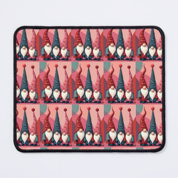 Item preview, Nordic Christmas Gnomes Retro Modern Kitschmas designed and sold by taiche.