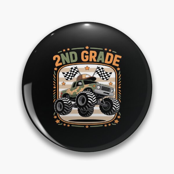 Item preview, Camo Truck Back To School 2nd Grade Teacher Kid Second Grade designed and sold by JulienAureo.