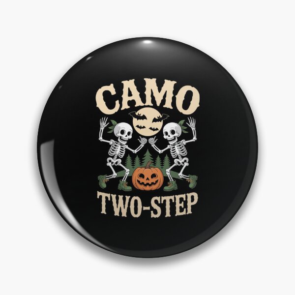 Item preview, Camo Two-Step Dancing Skeletons Halloween Pumpkin designed and sold by JulienAureo.