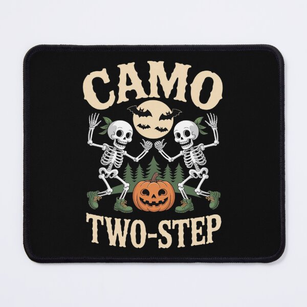 Item preview, Camo Two-Step Dancing Skeletons Halloween Pumpkin designed and sold by JulienAureo.