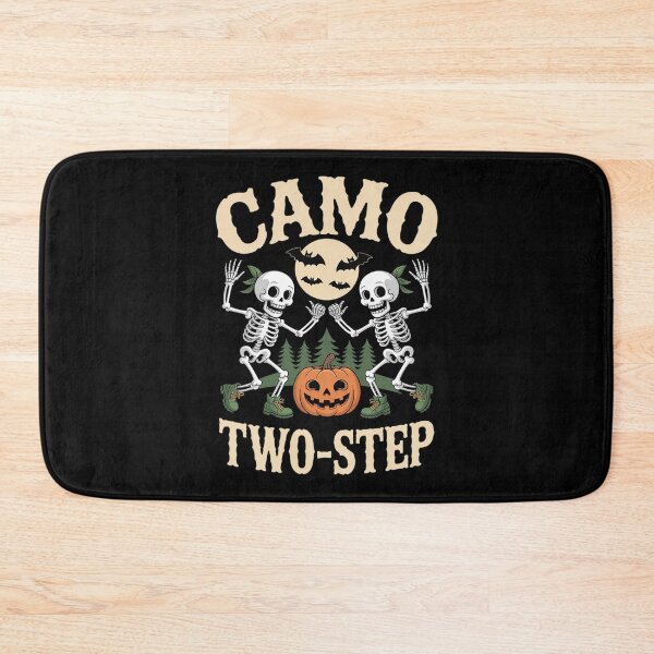 Item preview, Camo Two-Step Dancing Skeletons Halloween Pumpkin designed and sold by JulienAureo.