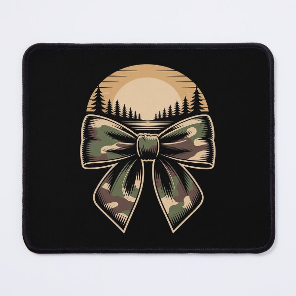 Item preview, Camouflage Old Camo Bow Sunset Camo Coquette Bow Hunting designed and sold by JulienAureo.